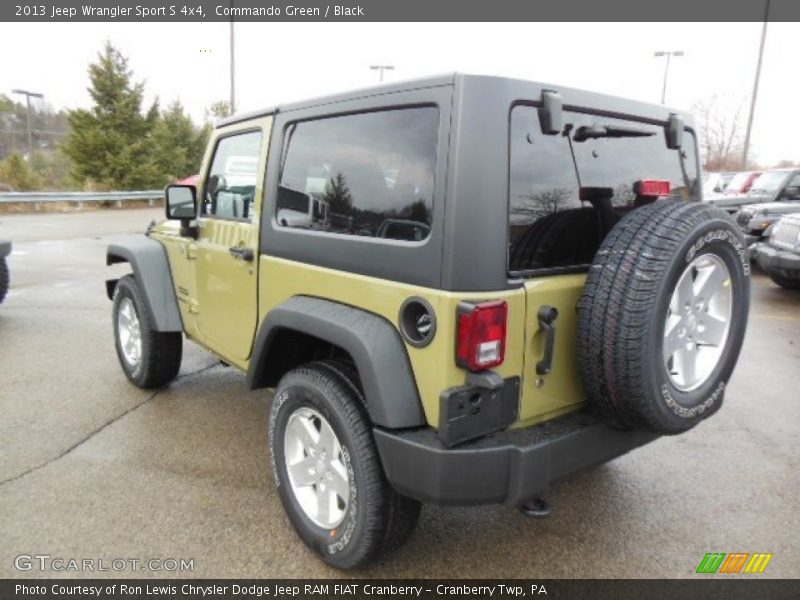 Commando Green / Black 2013 Jeep Wrangler Sport S 4x4