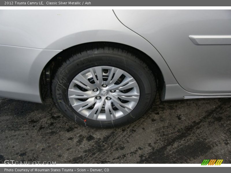 Classic Silver Metallic / Ash 2012 Toyota Camry LE