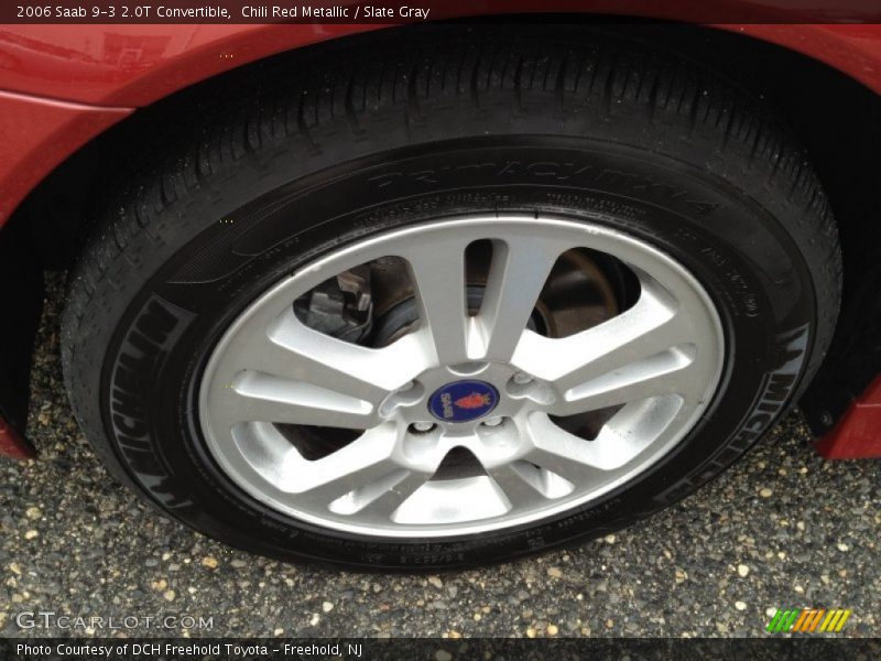 Chili Red Metallic / Slate Gray 2006 Saab 9-3 2.0T Convertible