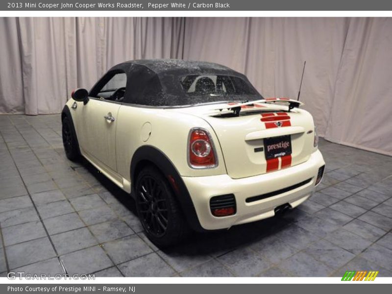 Pepper White / Carbon Black 2013 Mini Cooper John Cooper Works Roadster