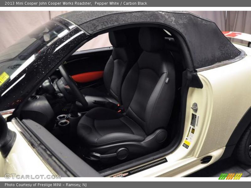 Pepper White / Carbon Black 2013 Mini Cooper John Cooper Works Roadster
