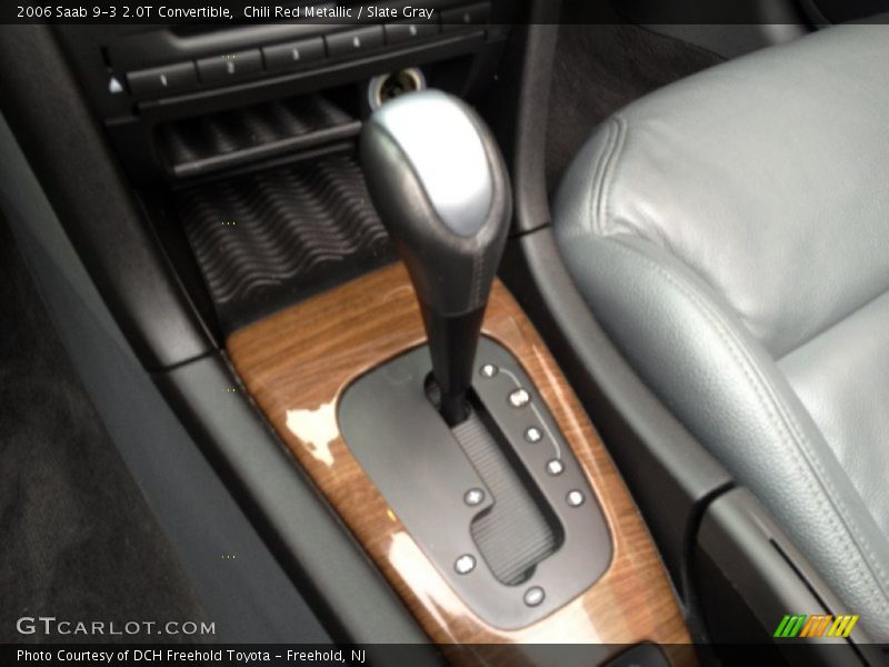 Chili Red Metallic / Slate Gray 2006 Saab 9-3 2.0T Convertible