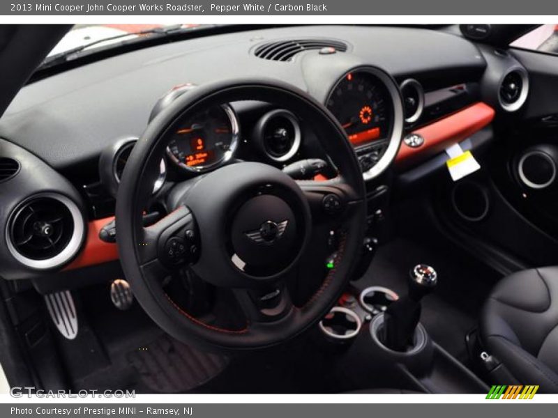 Pepper White / Carbon Black 2013 Mini Cooper John Cooper Works Roadster