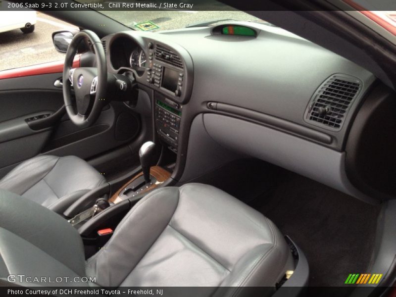 Chili Red Metallic / Slate Gray 2006 Saab 9-3 2.0T Convertible