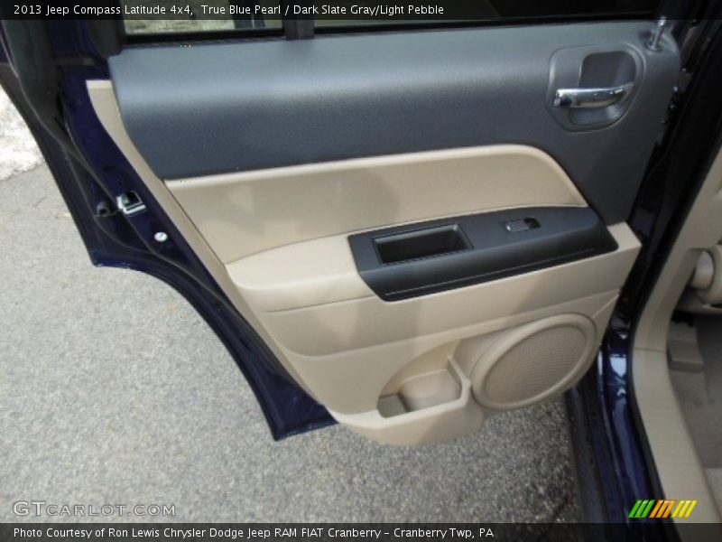 True Blue Pearl / Dark Slate Gray/Light Pebble 2013 Jeep Compass Latitude 4x4