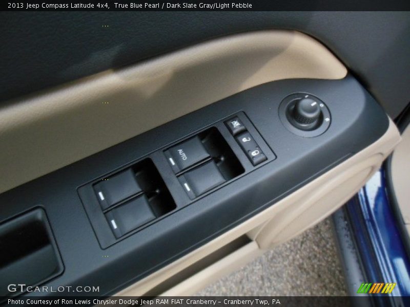 True Blue Pearl / Dark Slate Gray/Light Pebble 2013 Jeep Compass Latitude 4x4