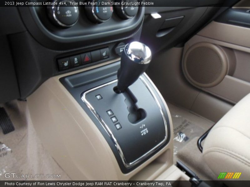 True Blue Pearl / Dark Slate Gray/Light Pebble 2013 Jeep Compass Latitude 4x4