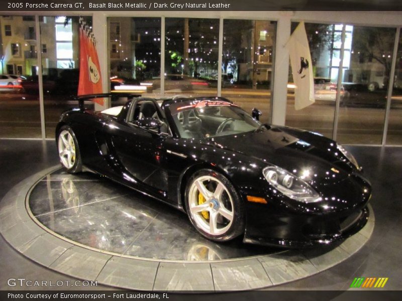 Basalt Black Metallic / Dark Grey Natural Leather 2005 Porsche Carrera GT