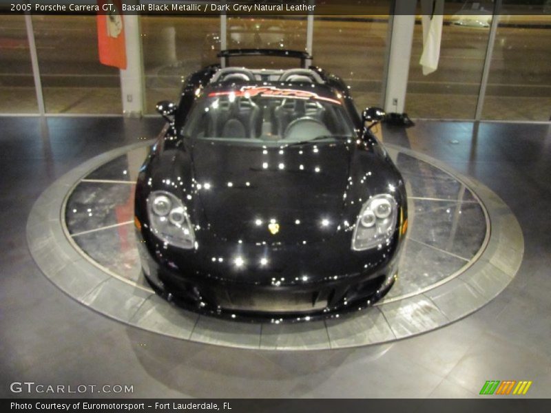 Basalt Black Metallic / Dark Grey Natural Leather 2005 Porsche Carrera GT