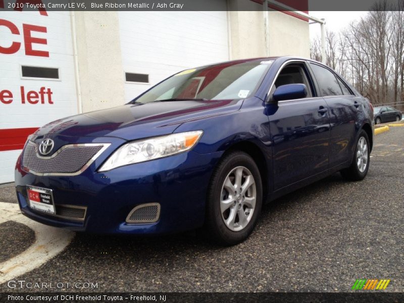 Blue Ribbon Metallic / Ash Gray 2010 Toyota Camry LE V6
