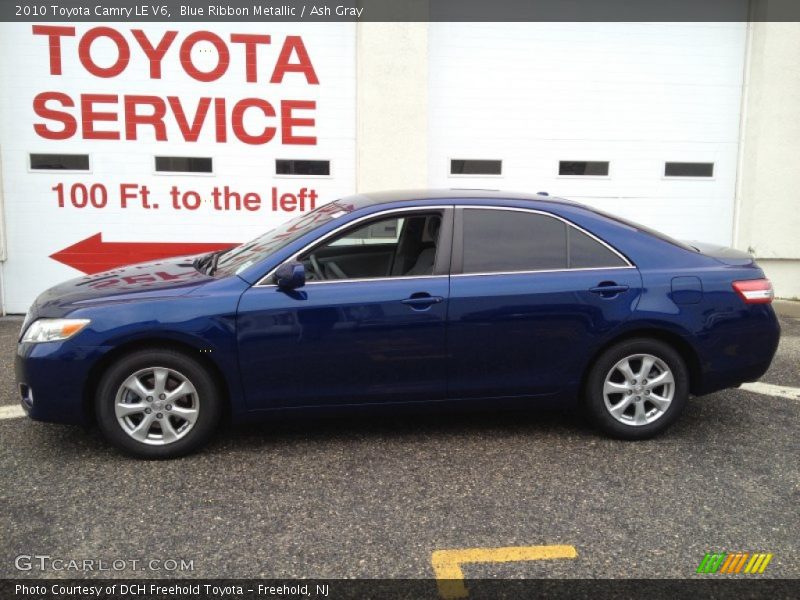 Blue Ribbon Metallic / Ash Gray 2010 Toyota Camry LE V6