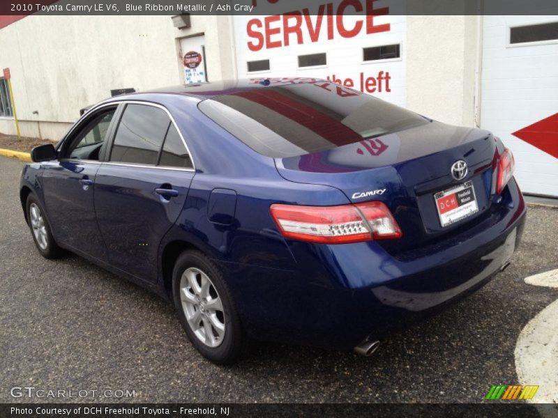 Blue Ribbon Metallic / Ash Gray 2010 Toyota Camry LE V6