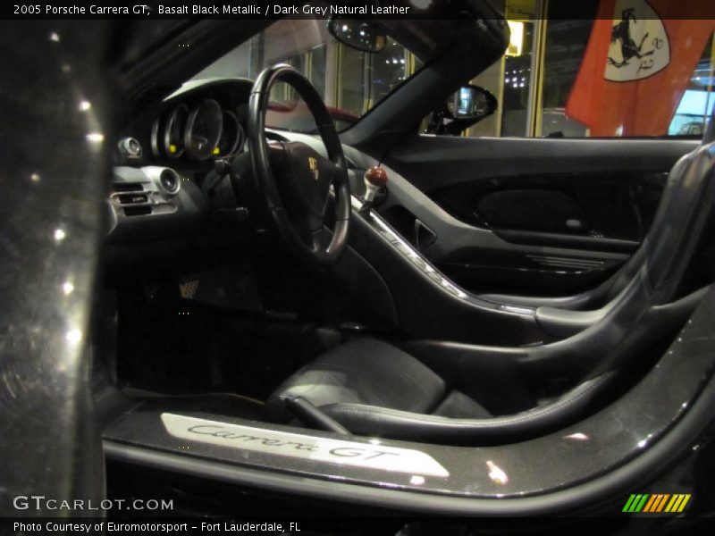 Basalt Black Metallic / Dark Grey Natural Leather 2005 Porsche Carrera GT