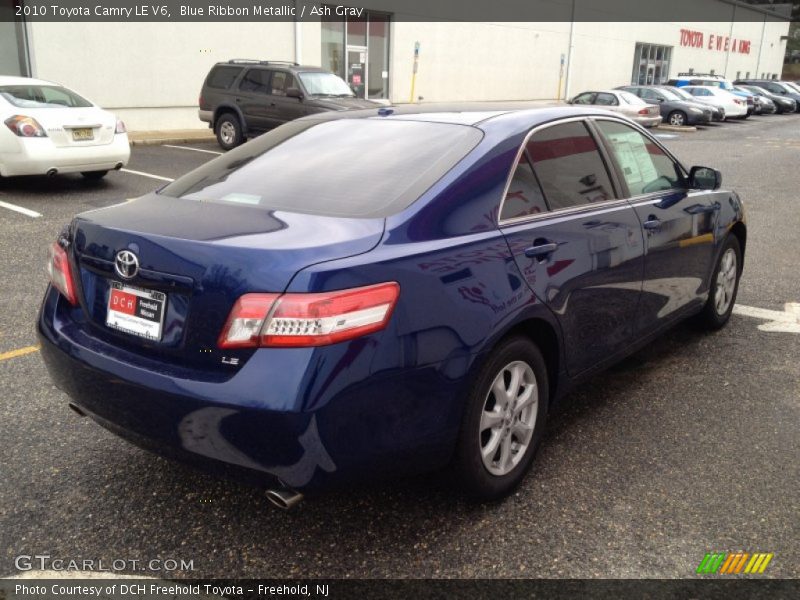 Blue Ribbon Metallic / Ash Gray 2010 Toyota Camry LE V6