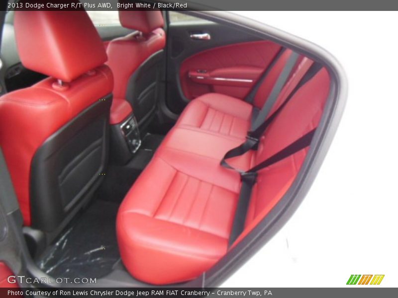 Rear Seat of 2013 Charger R/T Plus AWD