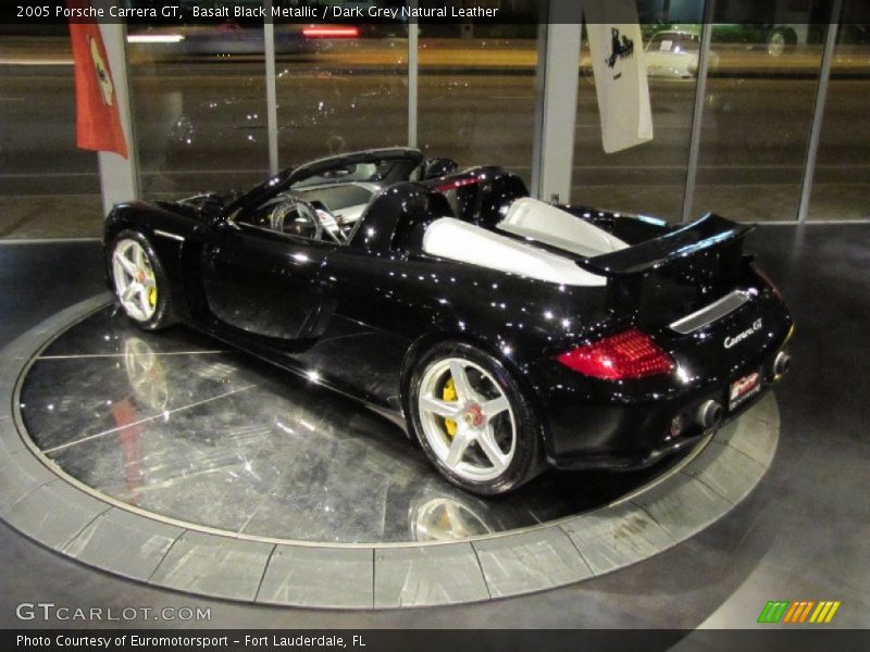 Basalt Black Metallic / Dark Grey Natural Leather 2005 Porsche Carrera GT