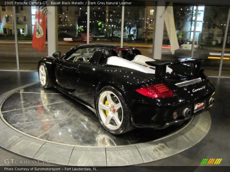 Basalt Black Metallic / Dark Grey Natural Leather 2005 Porsche Carrera GT