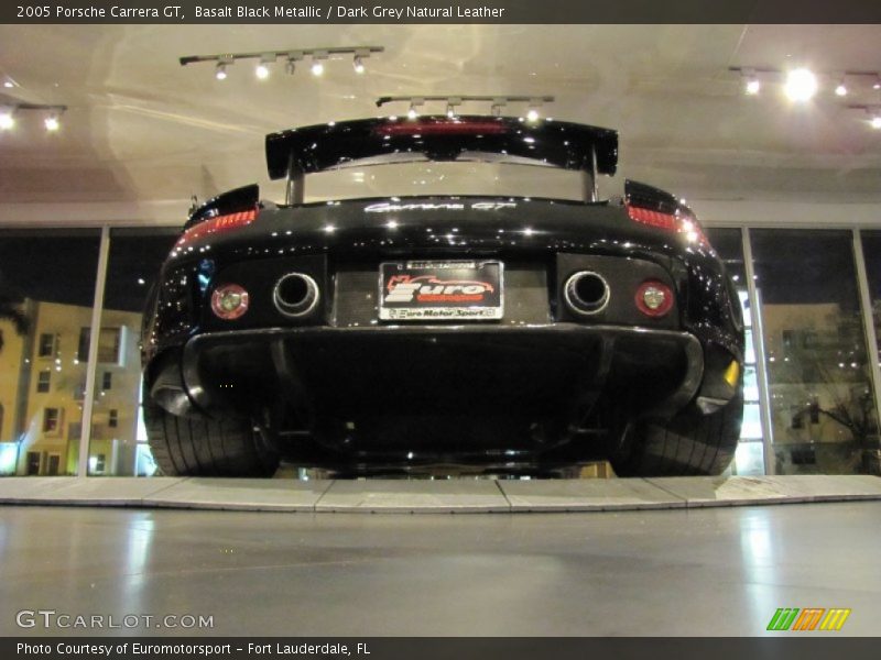 Basalt Black Metallic / Dark Grey Natural Leather 2005 Porsche Carrera GT