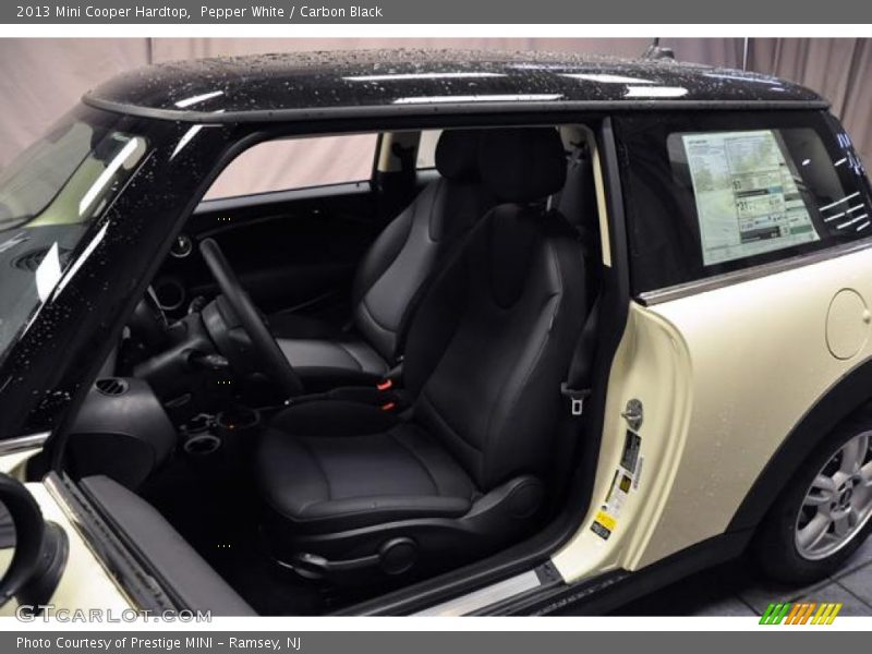 Pepper White / Carbon Black 2013 Mini Cooper Hardtop
