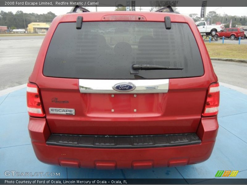 Redfire Metallic / Camel 2008 Ford Escape Limited