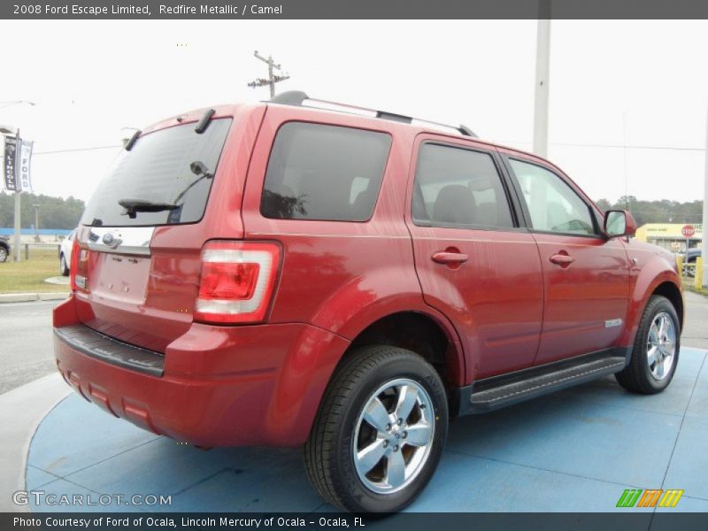 Redfire Metallic / Camel 2008 Ford Escape Limited