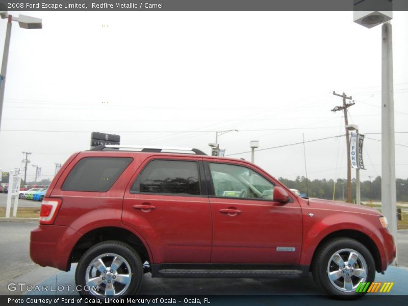 Redfire Metallic / Camel 2008 Ford Escape Limited