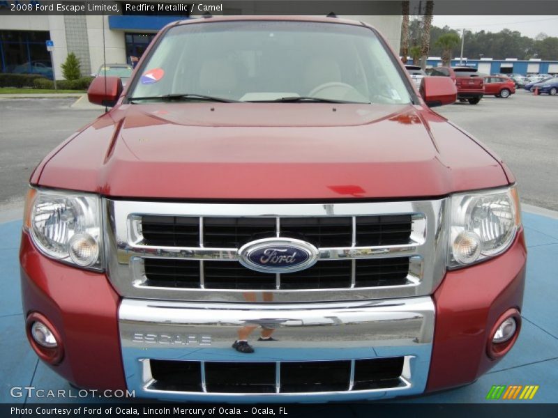 Redfire Metallic / Camel 2008 Ford Escape Limited