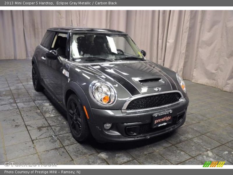 Eclipse Gray Metallic / Carbon Black 2013 Mini Cooper S Hardtop