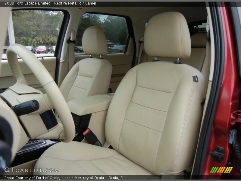 Redfire Metallic / Camel 2008 Ford Escape Limited