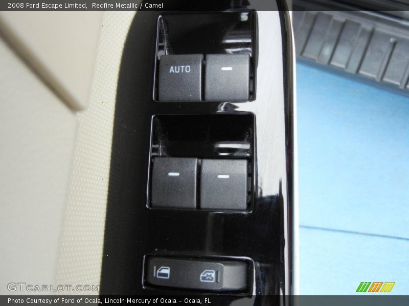 Redfire Metallic / Camel 2008 Ford Escape Limited