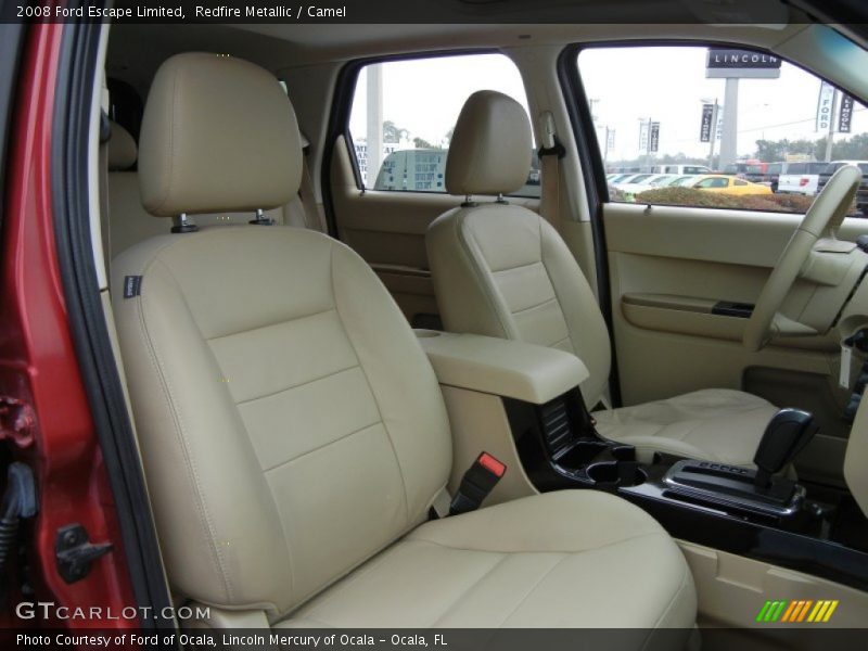 Redfire Metallic / Camel 2008 Ford Escape Limited
