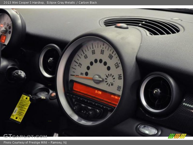 Eclipse Gray Metallic / Carbon Black 2013 Mini Cooper S Hardtop