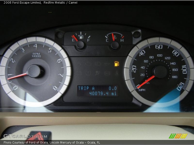 Redfire Metallic / Camel 2008 Ford Escape Limited