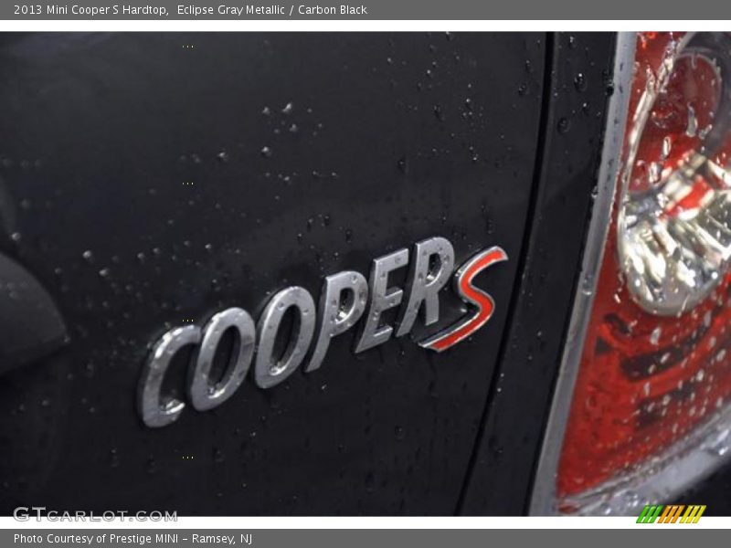 Eclipse Gray Metallic / Carbon Black 2013 Mini Cooper S Hardtop