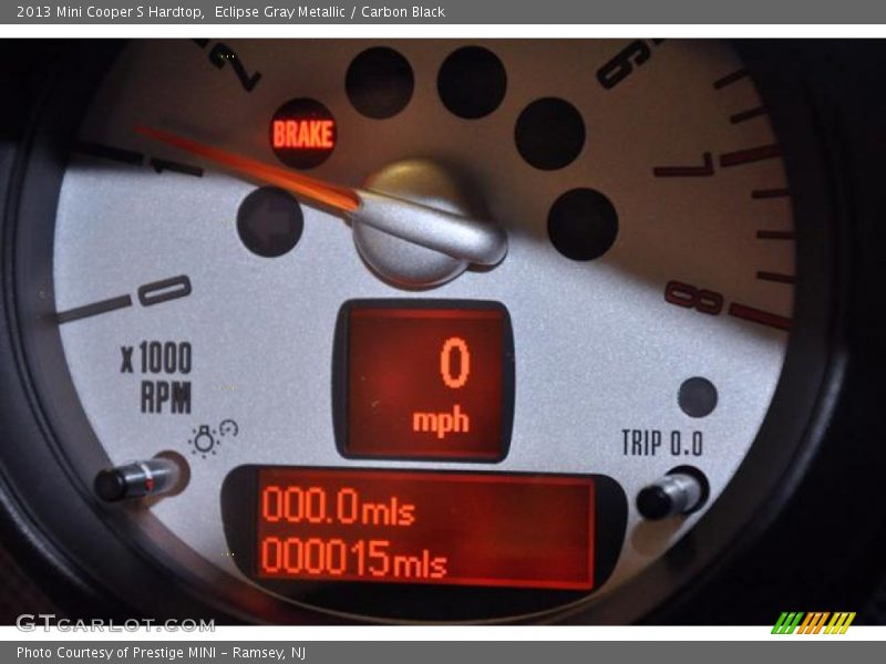 Eclipse Gray Metallic / Carbon Black 2013 Mini Cooper S Hardtop