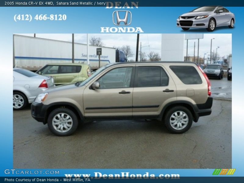 Sahara Sand Metallic / Ivory 2005 Honda CR-V EX 4WD