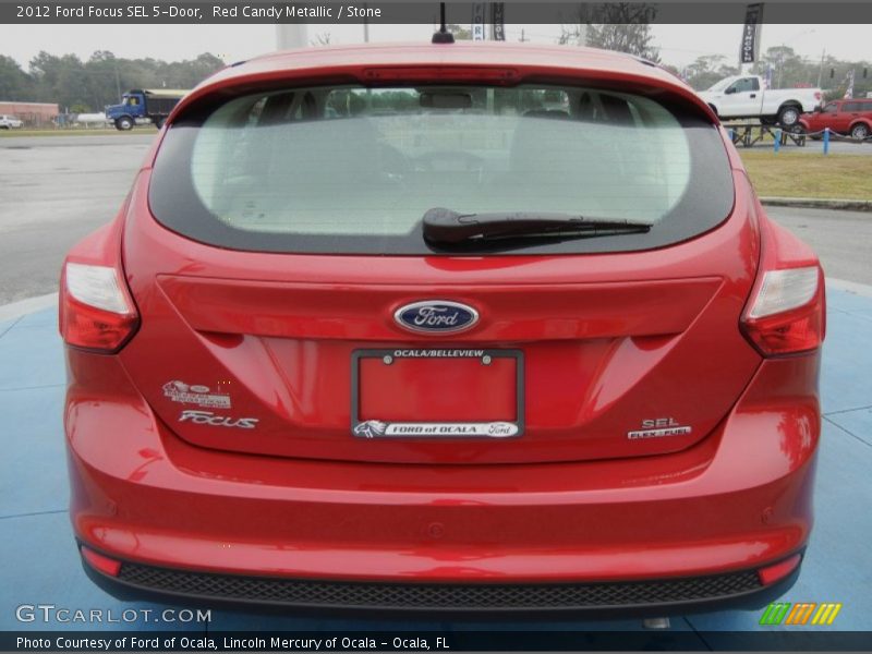 Red Candy Metallic / Stone 2012 Ford Focus SEL 5-Door