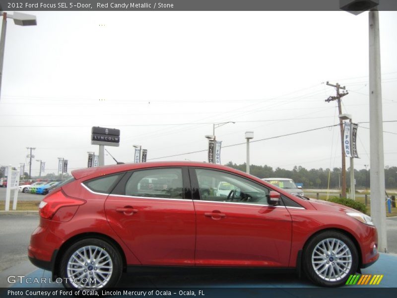 Red Candy Metallic / Stone 2012 Ford Focus SEL 5-Door