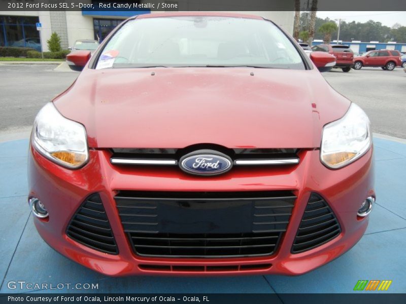 Red Candy Metallic / Stone 2012 Ford Focus SEL 5-Door