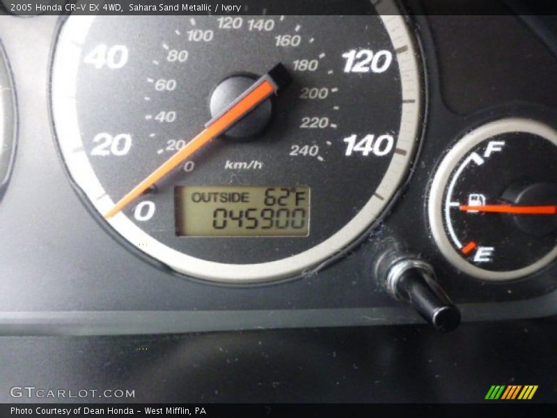 Sahara Sand Metallic / Ivory 2005 Honda CR-V EX 4WD