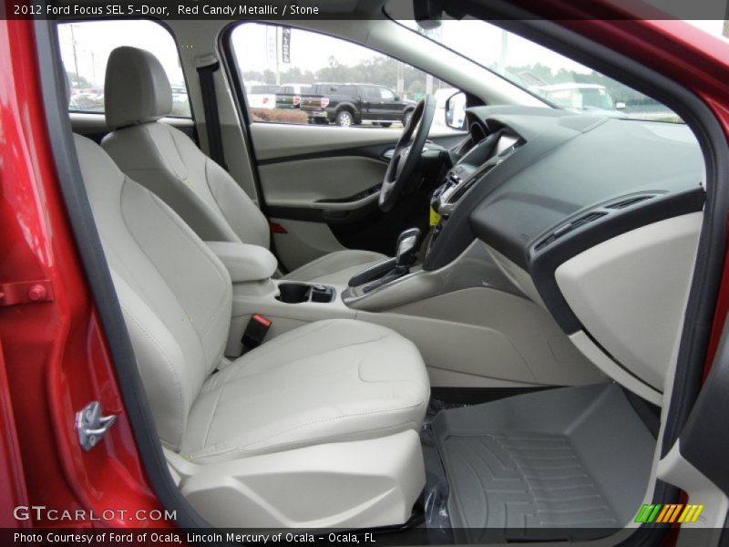 Red Candy Metallic / Stone 2012 Ford Focus SEL 5-Door
