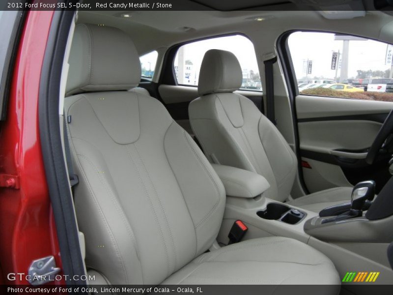 Red Candy Metallic / Stone 2012 Ford Focus SEL 5-Door