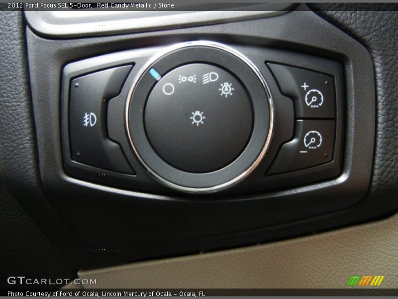 Red Candy Metallic / Stone 2012 Ford Focus SEL 5-Door