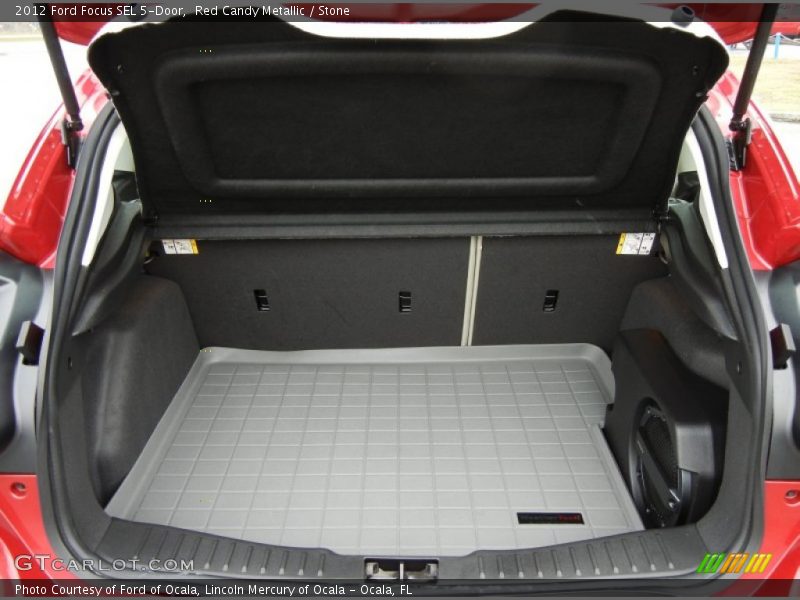 Red Candy Metallic / Stone 2012 Ford Focus SEL 5-Door
