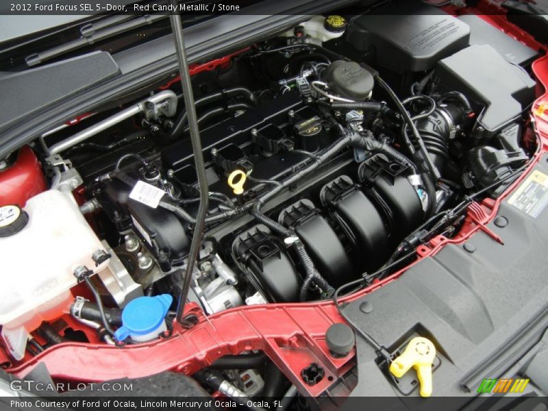 Red Candy Metallic / Stone 2012 Ford Focus SEL 5-Door