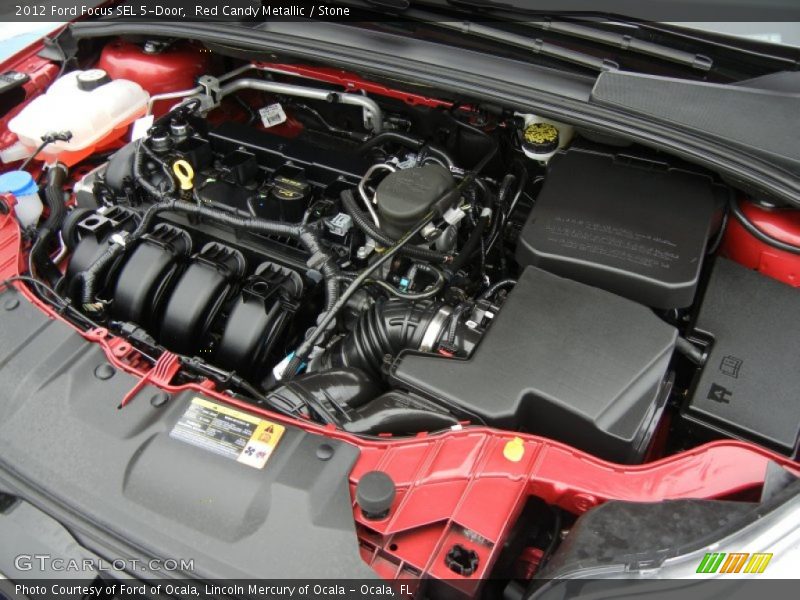 Red Candy Metallic / Stone 2012 Ford Focus SEL 5-Door