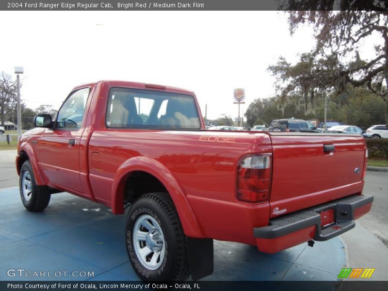 Bright Red / Medium Dark Flint 2004 Ford Ranger Edge Regular Cab