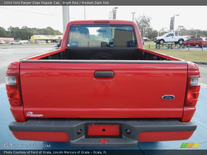 Bright Red / Medium Dark Flint 2004 Ford Ranger Edge Regular Cab