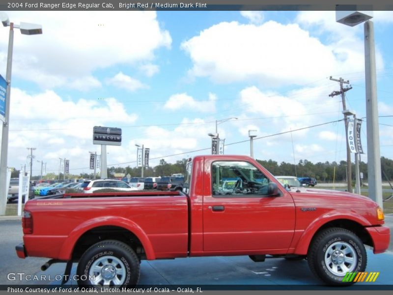 Bright Red / Medium Dark Flint 2004 Ford Ranger Edge Regular Cab