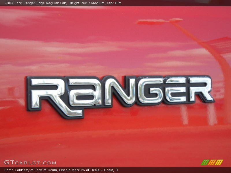 Bright Red / Medium Dark Flint 2004 Ford Ranger Edge Regular Cab